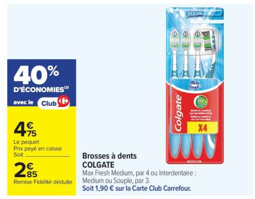 Brosses à dents COLGATE
