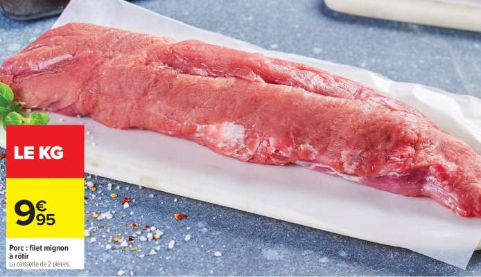 Porc : filet mignon à rôtir