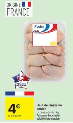 Haut de cuisse de poulet