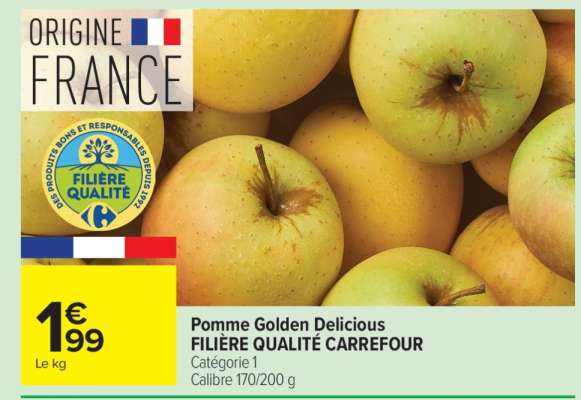 Pomme Golden Delicious