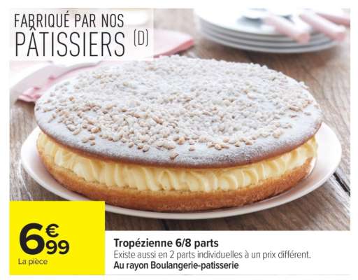 Tropézienne 6/8 parts