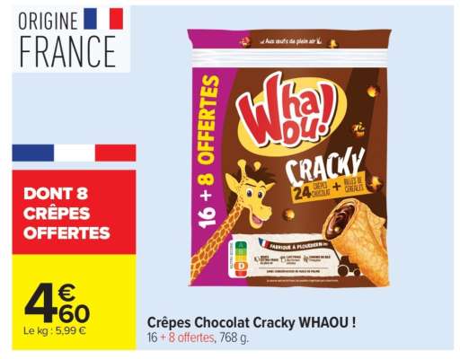 Crêpes Chocolat cracky WHAOU !