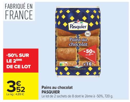 Pains Au Chocolat Pasquier