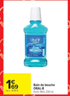 Bain de bouche ORAL B