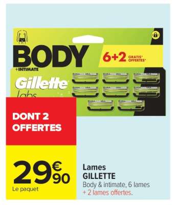 LAMES "GILLETTE"