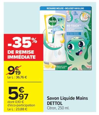 Savon Liquide Mains DETTOL