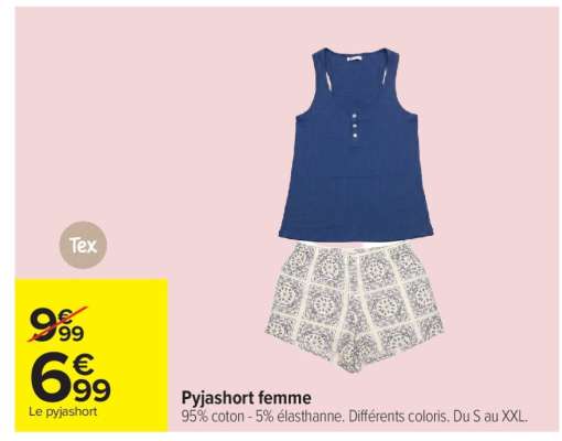 Pyjashort Femme