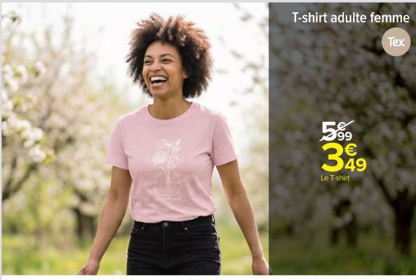 T-shirt adulte femme