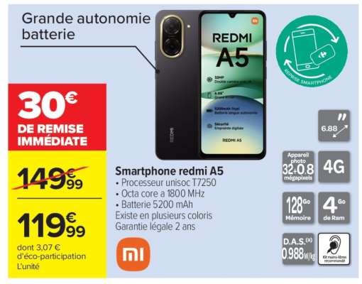 Smartphone Redmi A5