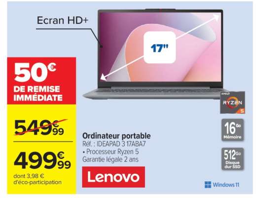 Ordinateur portable Lenovo