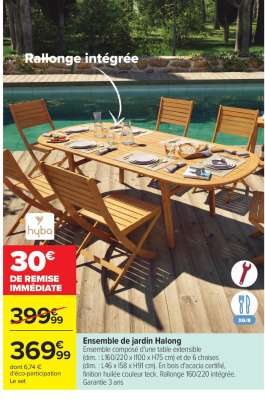 Ensemble de jardin Halong