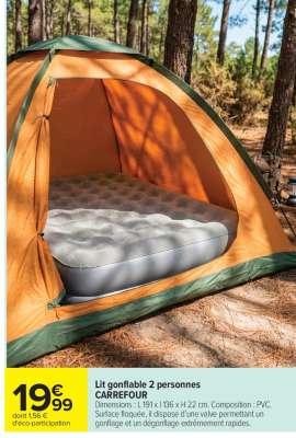 Lit Gonflable 2 Personnes