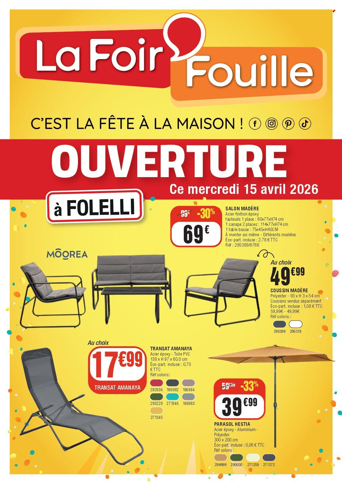 Catalogue La Foir'Fouille - 15/04/2026 - 26/04/2026. Page 1