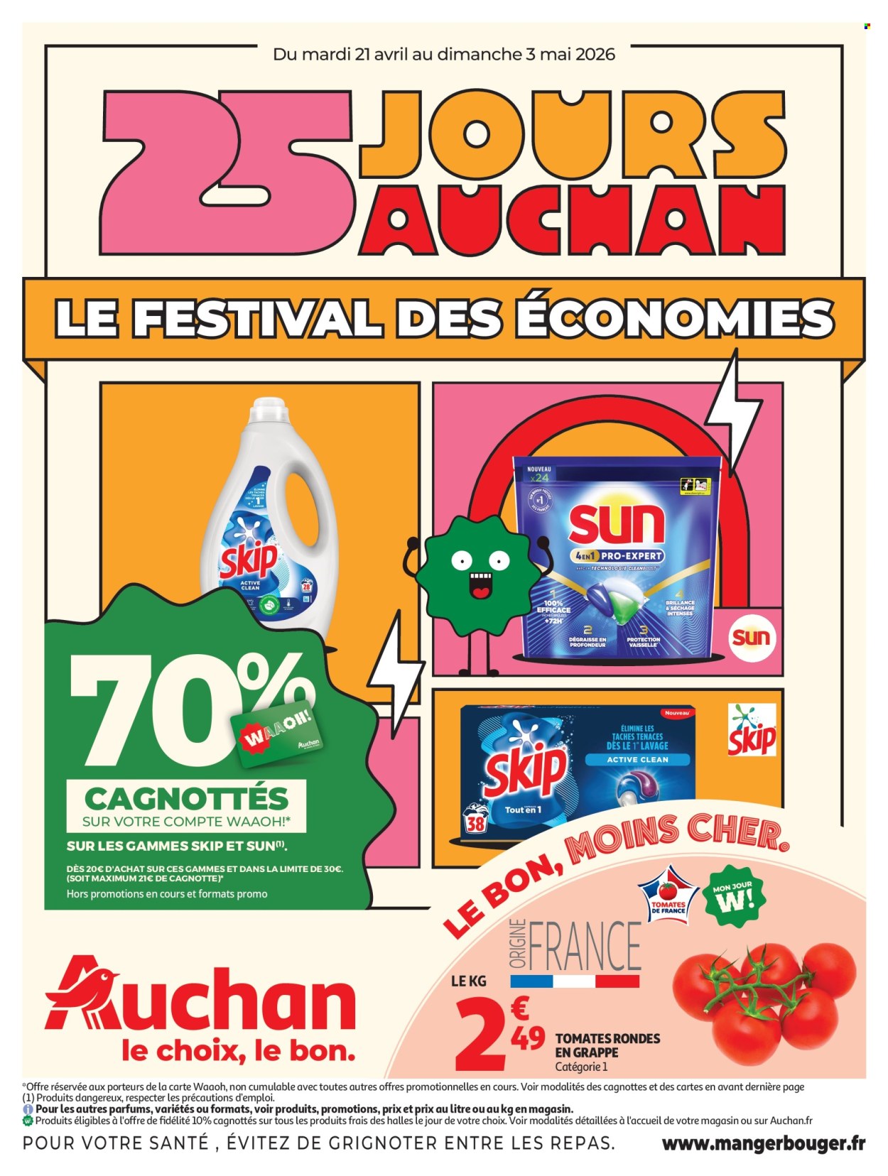 Catalogue Auchan - 21/04/2026 - 03/05/2026. Page 1