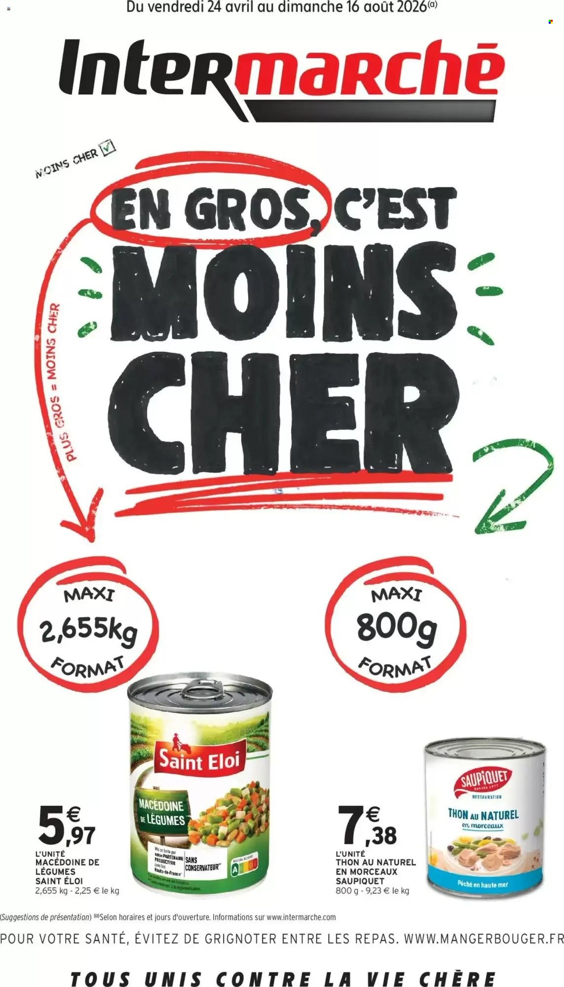 Catalogue Intermarché - 24/04/2026 - 16/08/2026. Page 1