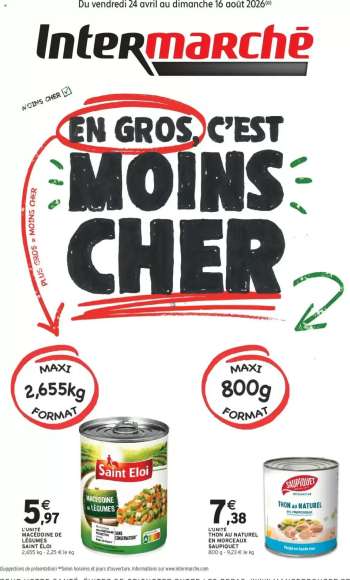 Catalogue Intermarché - 24/04/2026 - 16/08/2026.