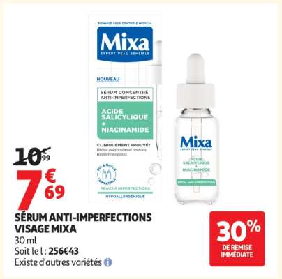 SÉRUM ANTI-IMPERFECTIONS VISAGE MIXA