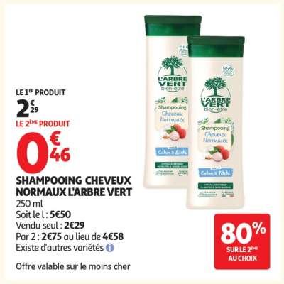 SHAMPOOING CHEVEUX NORMAUX L'ARBRE VERT