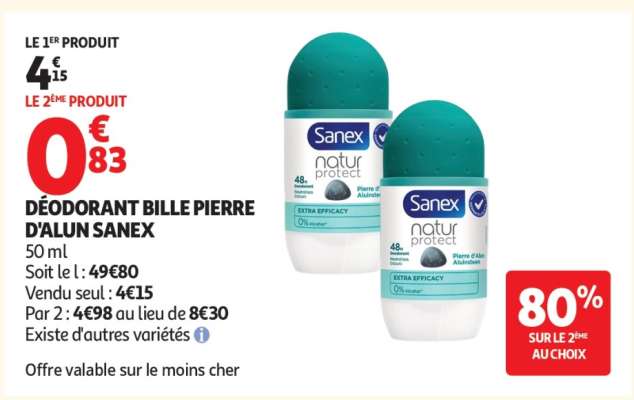 DÉODORANT BILLE PIERRE D'ALUN SANEX