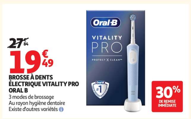 BROSSE À DENTS ÉLECTRIQUE VITALITY PRO ORAL B
