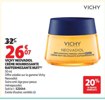 VICHY NEOVADIOL CRÈME NOURRISSANTE RAFFERMISSANTE NUIT