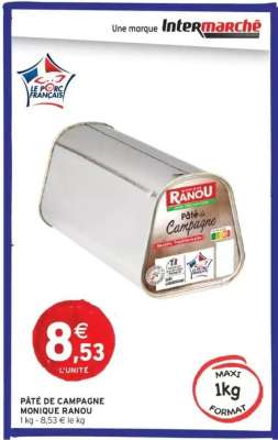 PÂTÉ DE CAMPAGNE MONIQUE RANOU