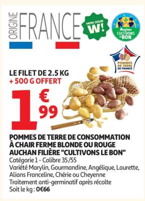Pommes De Terre De Consommation