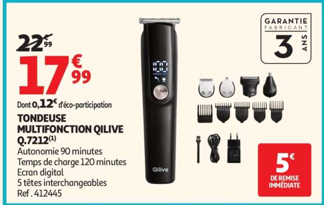 TONDEUSE MULTIFONCTION QILIVE Q.7212