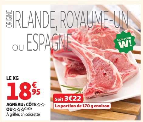 AGNEAU CÔTE