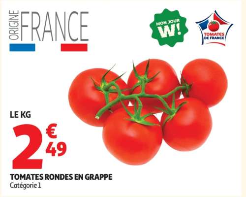 Tomates Rondes En Grappe