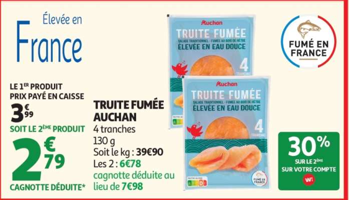 Truite Fumée Auchan