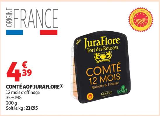 COMTÉ AOP JURAFLORÉE