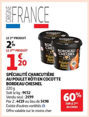 Specialite Charcutiere Au Poulet Rôti En Cocotte Bordeau Chesnel