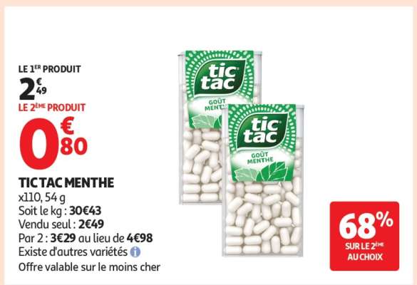 Tic Tac Menthe