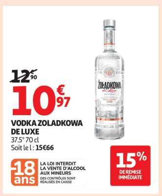 VODKA ZOLADKOWA DE LUXE