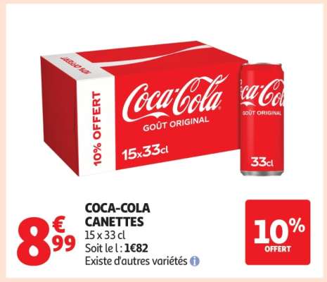 COCA-COLA CANETTES