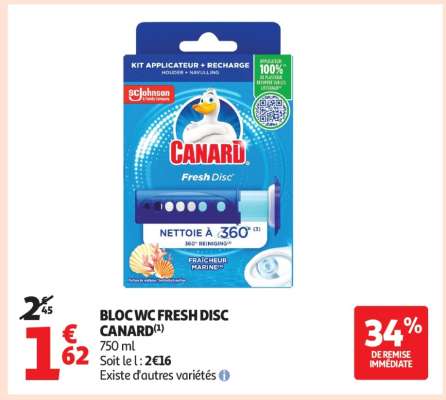 BLOC WC FRESH DISC CANARD