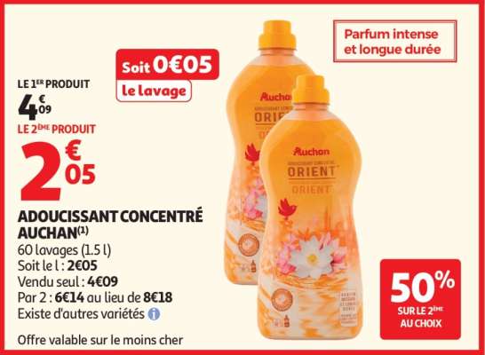 ADOUCISSANT CONCENTRÉ AUCHAN