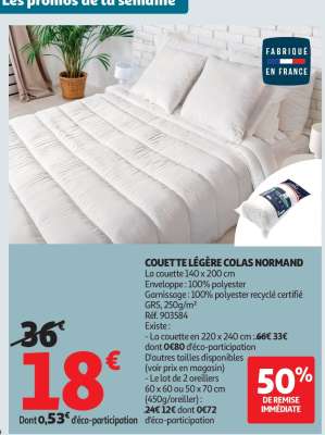 Couette Légère Colas Normand