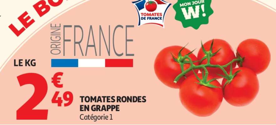 Tomates Rondes En Grappe