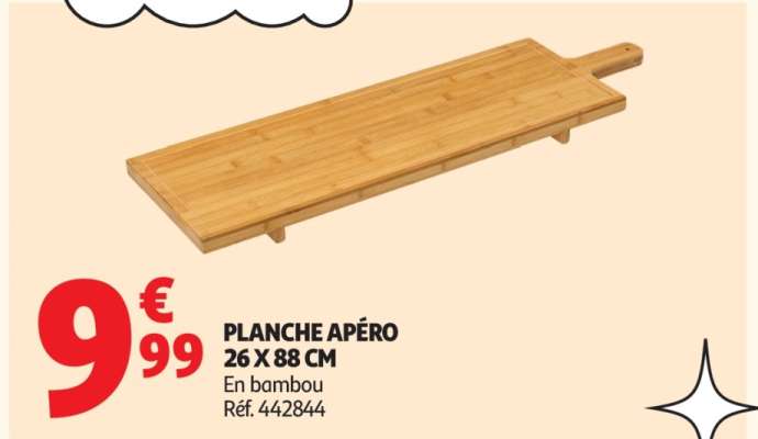 PLANCHE APÉRO 26 X 88 CM
