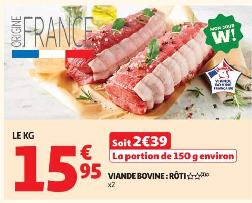 Viande Bovine : Rôti**