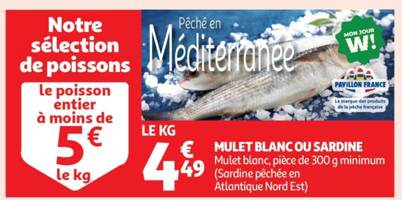 MULET BLANC OU SARDINE
