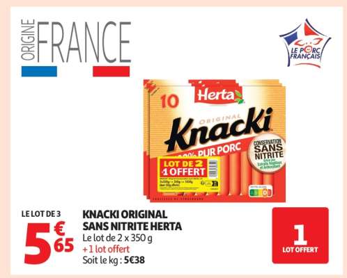 KNACKI ORIGINAL SANS NITRITE HERTA