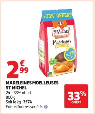 Madeleines Moelleuses St Michel