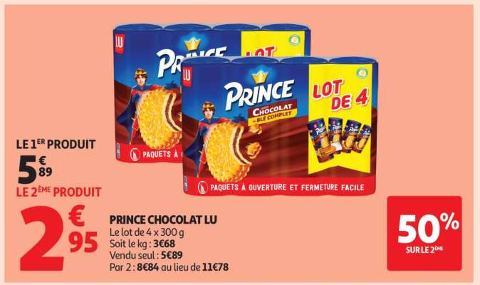 PRINCE CHOCOLAT LU