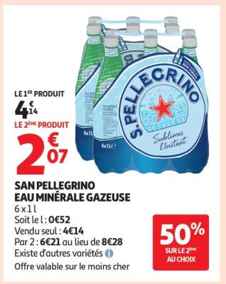 SAN PELLEGRINO Eau minérale gazeuse