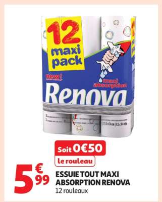 Essuie Tout Maxi Absorption Renova