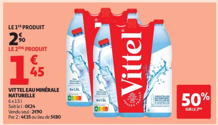VITTEL EAU MINÉRALE NATURELLE