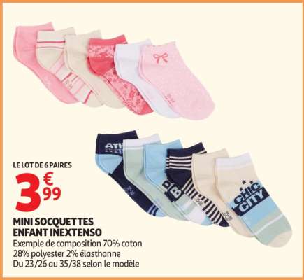 MINI SOCQUETTES ENFANT INEXTENSO